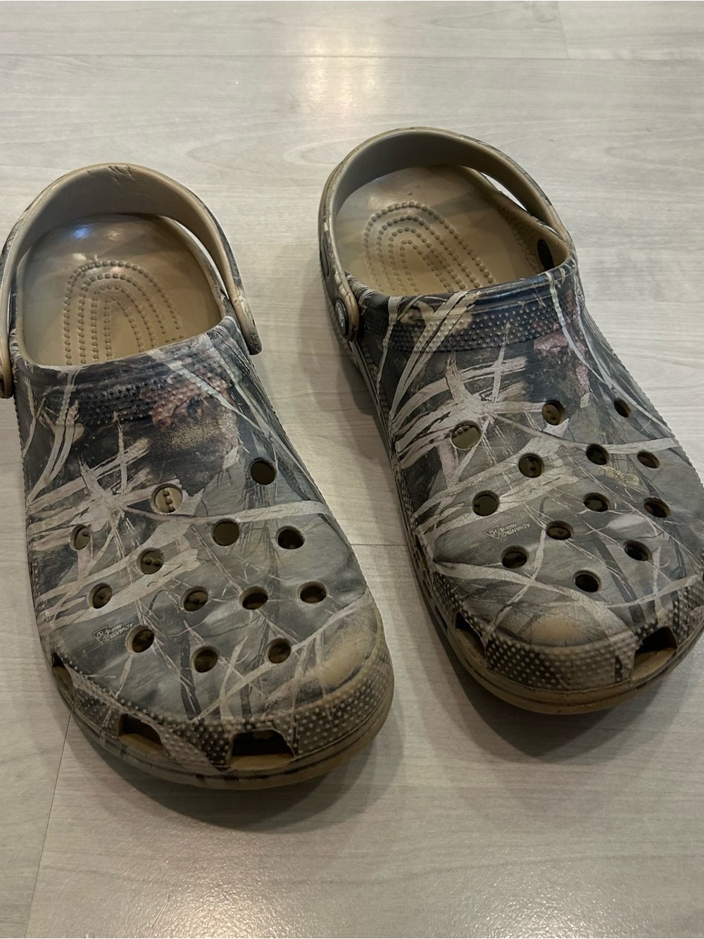 Crocs Realtree Advantage MAX-4 HD Camo Clogs Mens Size 12 Hunting Camouflage